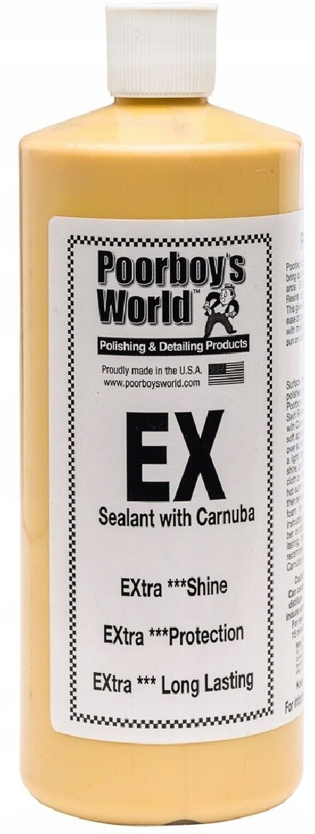 

Poorboys World Ex Sealant Z Woskiem Carnauba 946ml