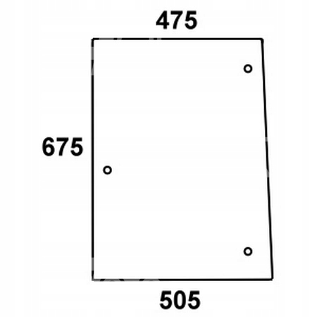 sklo Steyr 8060 8070 8120 8130 boční pravé