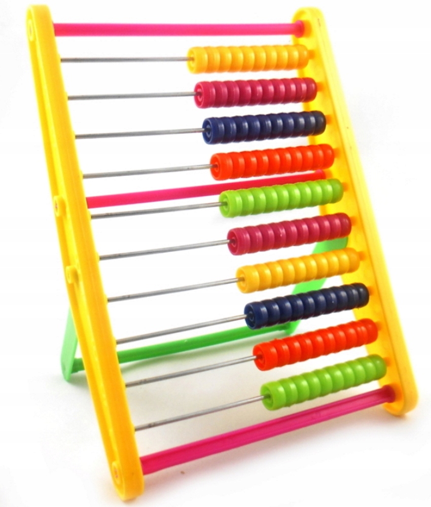 KOLOROWE LICZYDŁO PLASTIKOWE SZKOLNE 10-RZĘDOWE Bohater / Bajka brak