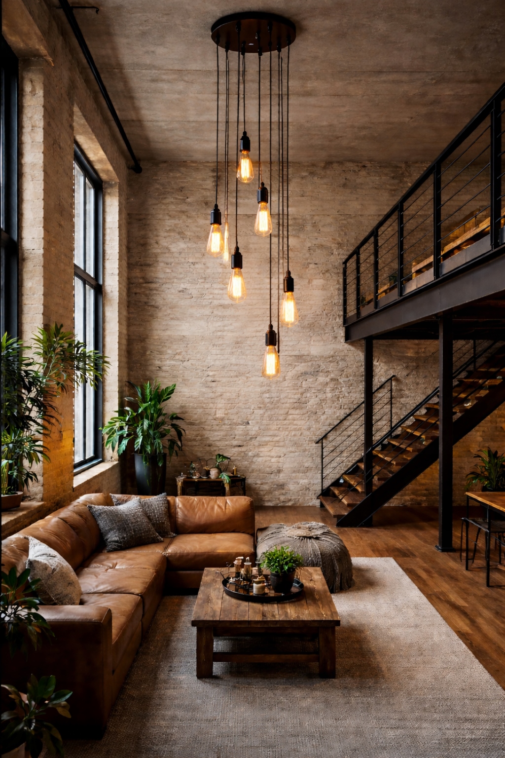 ŻYRANDOL LOFT PAJĄK 8X E27 | 3M | ANTRESOLA INDUSTRIAL