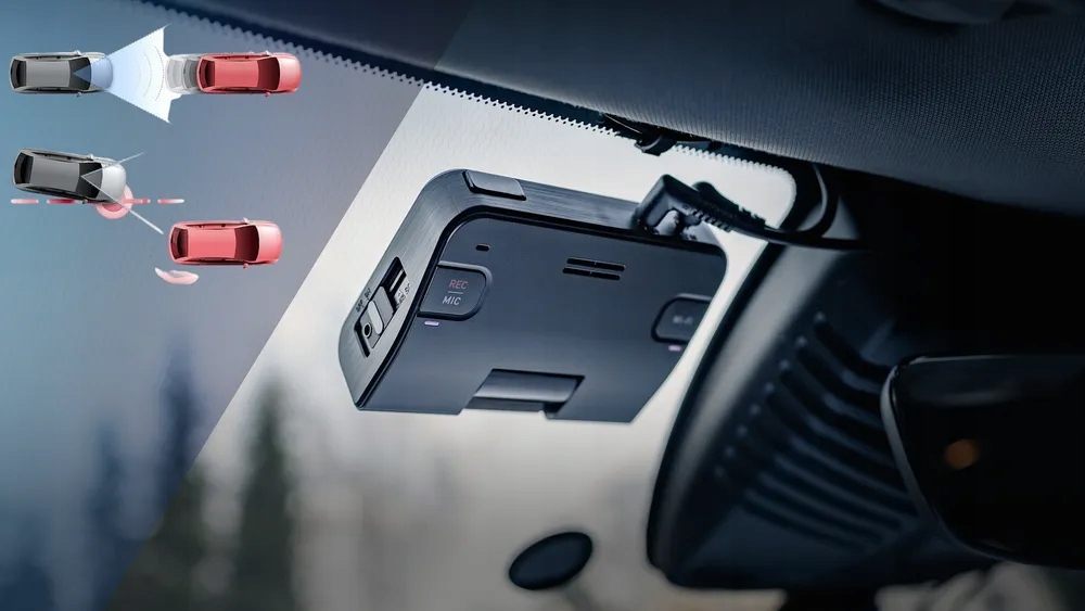 FineVu GX7000 - rejestrator QHD+FHD IPS GPS radary Model GX7000