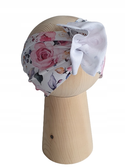 

Opaska Turban Półturban Pastelowe Róże 36-39cm