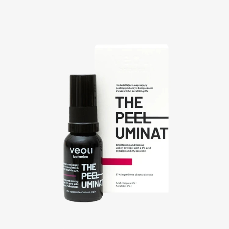 Veoli The Peeluminator rozjasňující oční peeling 15 ml