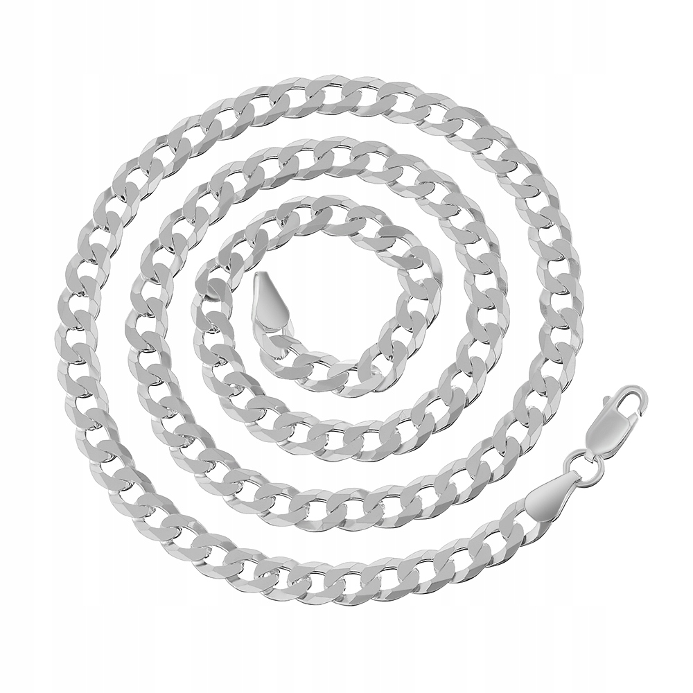 

Męski Srebrny Łańcuszek Pancerka 55cm 5,3mm 16gram