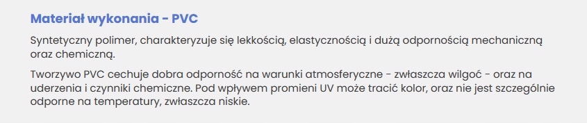 Osłona krawędzi PVC 2-4mm '530' METR BIEŻĄCY Marka inna