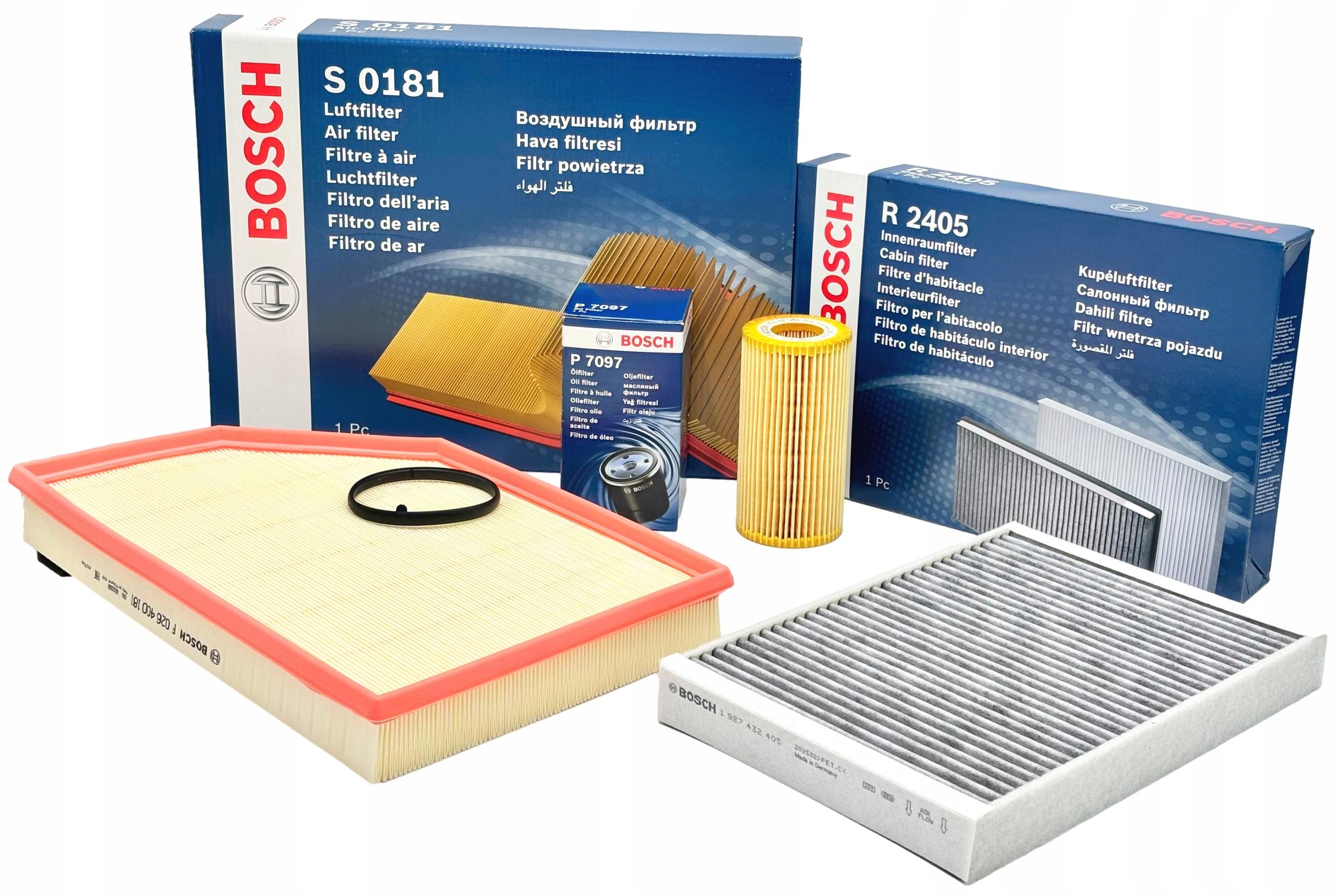 Bosch Sada Filtrů Volvo XC60 A 2010-2014 2.0D D4 163KM Diesel