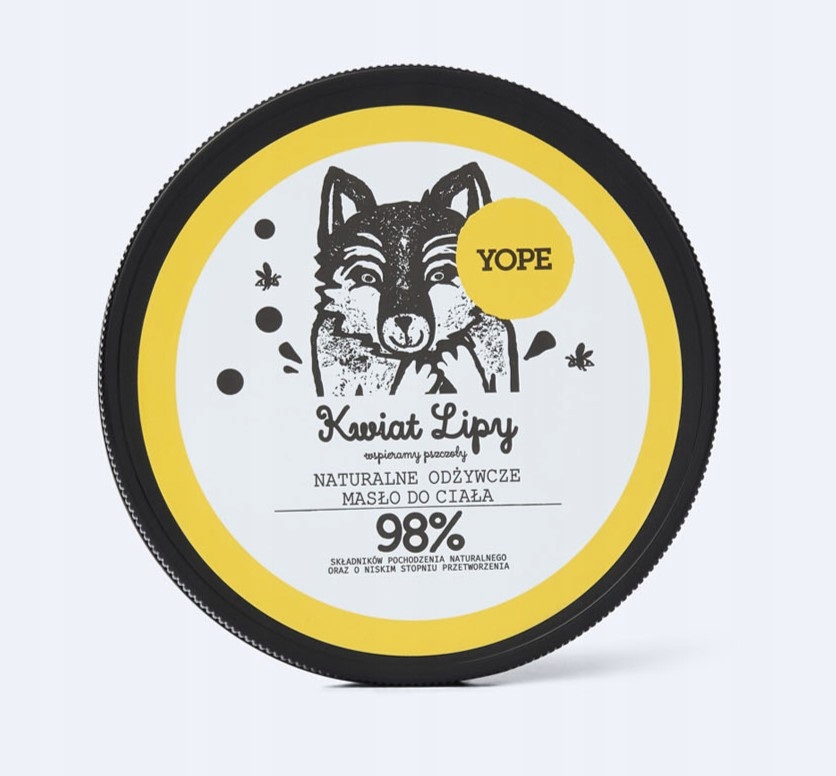 YOPE Naturalne Masło do ciała KWIAT LIPY 200ml Marka YOPE