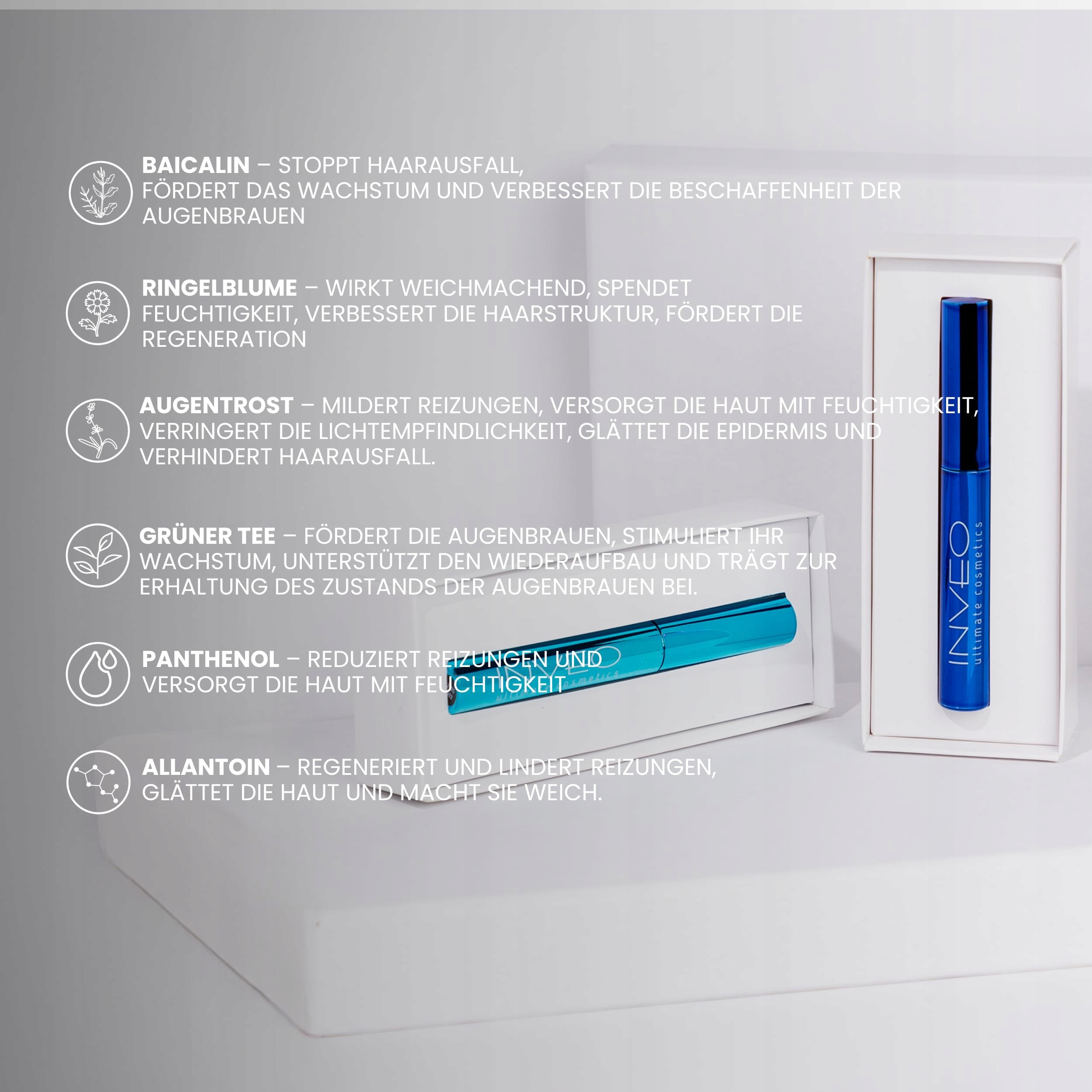 Inveo Ultimate Cosmetics Serum Do Brwi Wzrost Odżywcze Nawilżające Booster — miniatura 2