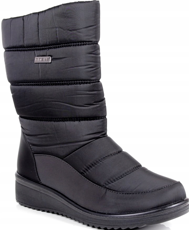 Černé Teplé Boty Kotníkové Boty Vysoké, Pohodlné, Lehké, S Módní Kožešinou