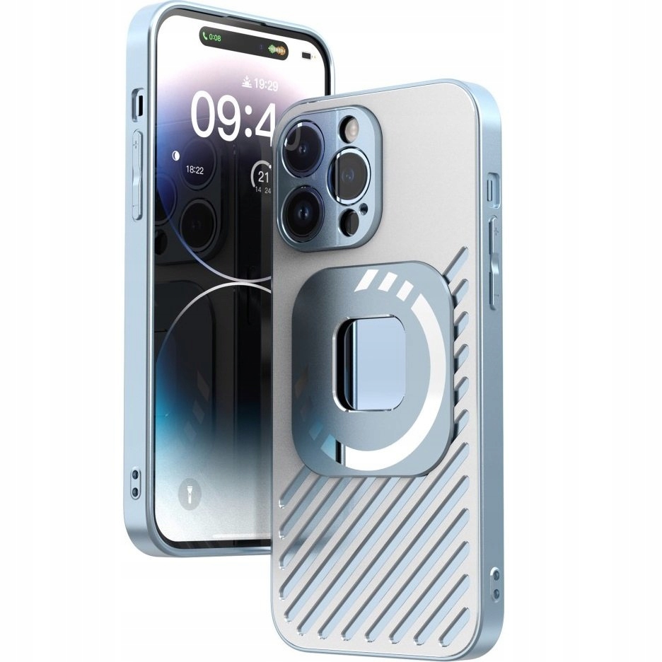 Pancéřové pouzdro pro iPhone 14 Pro Max s MagSafe, pouzdro R-just SJ55 Zadní Kryt