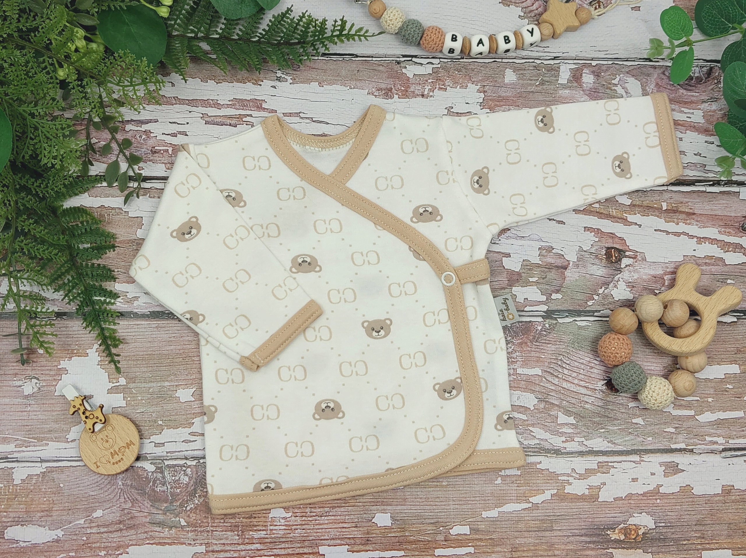 KOSZULKA NIEMOWLĘCA KOPERTOWA KAFTANIK 62 /53/ Kod producenta 65053/62