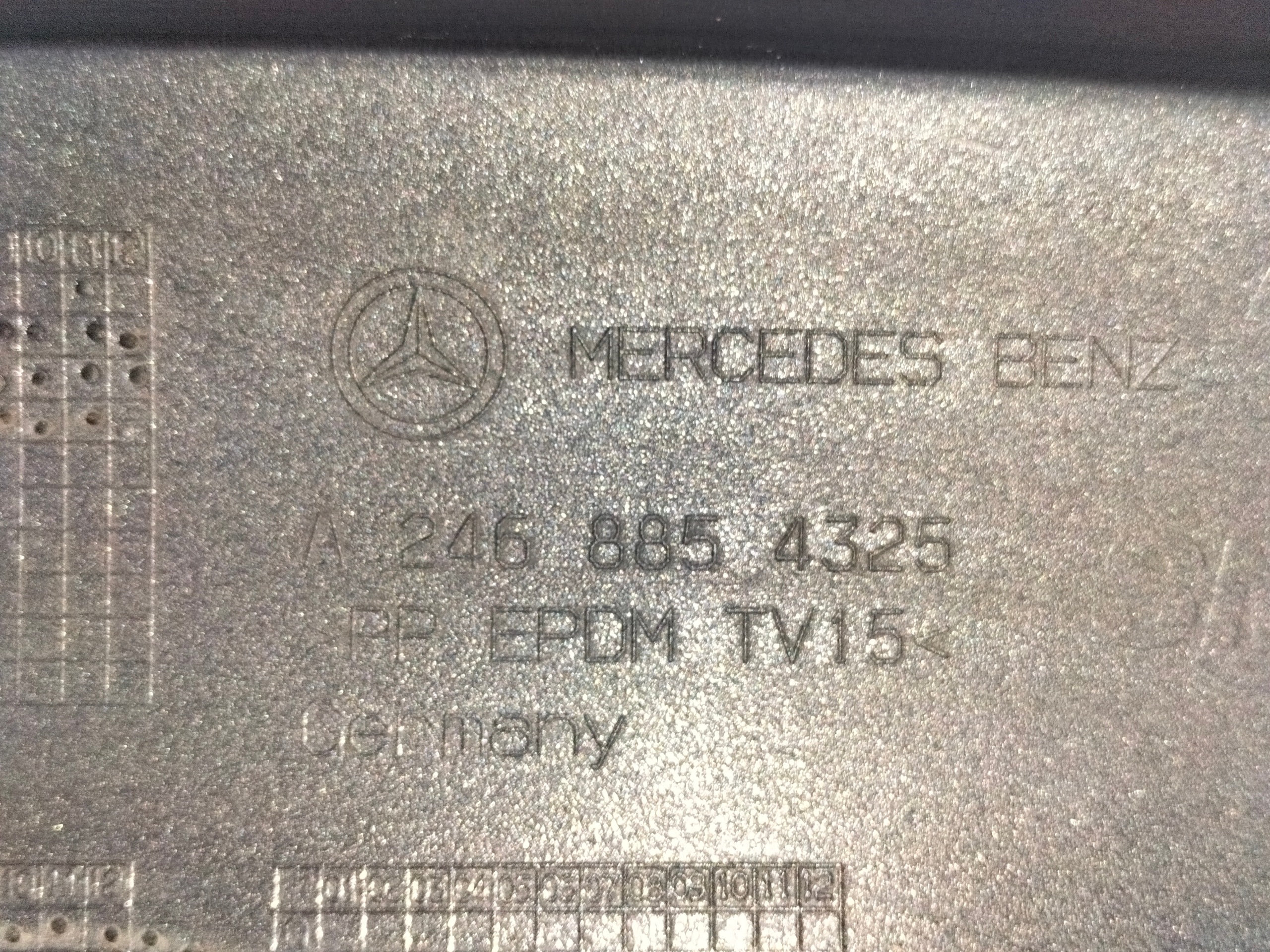 front bumper front MERCEDES B class W246 LIFT 14