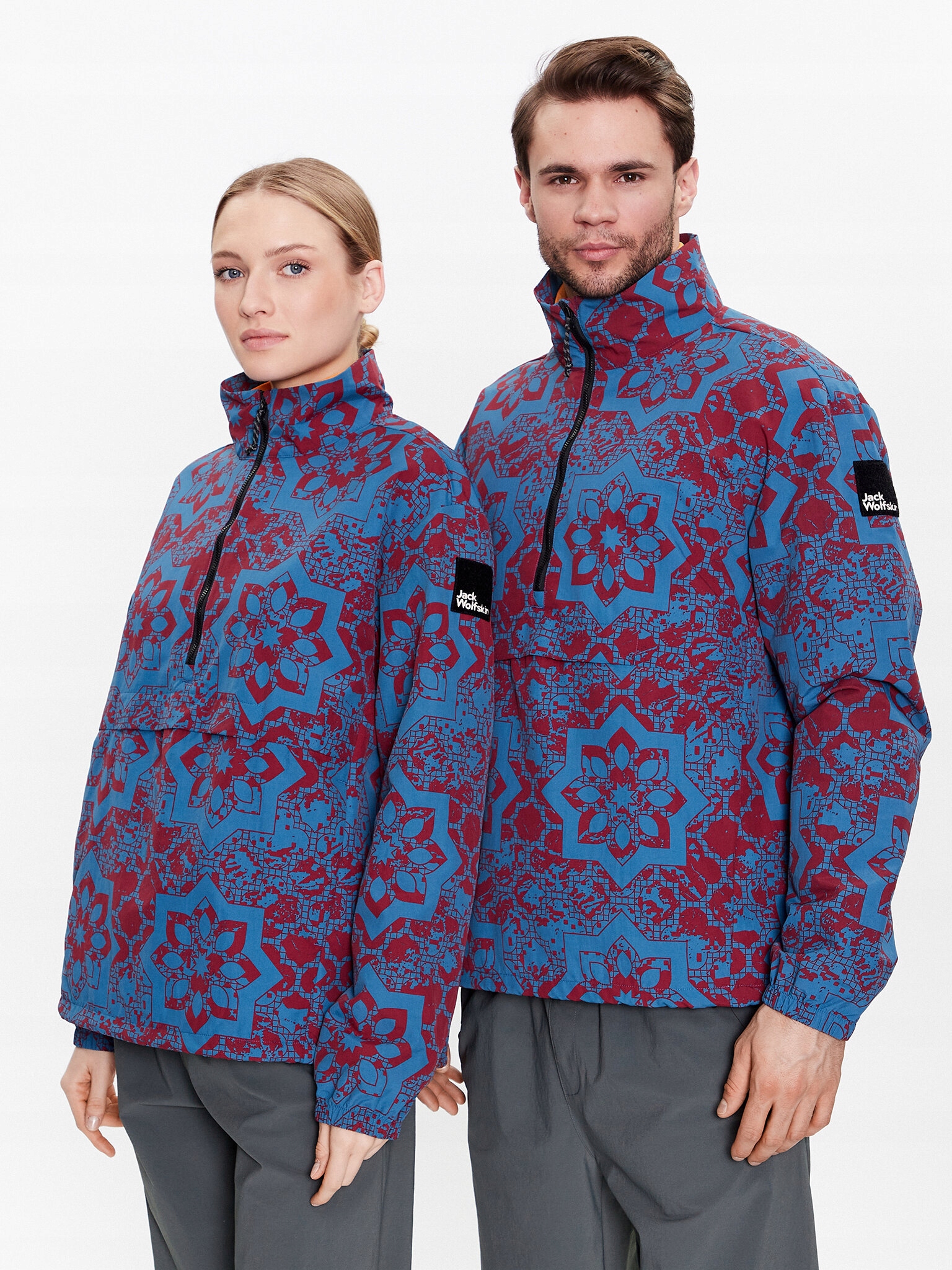 Jack Wolfskin Kurtka anorak Unisex Konstabler 1307501 Granatowy Relaxed Fit