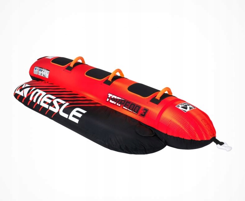 Pływadło Torpedo 3 Osobowy Skibob Czerwony