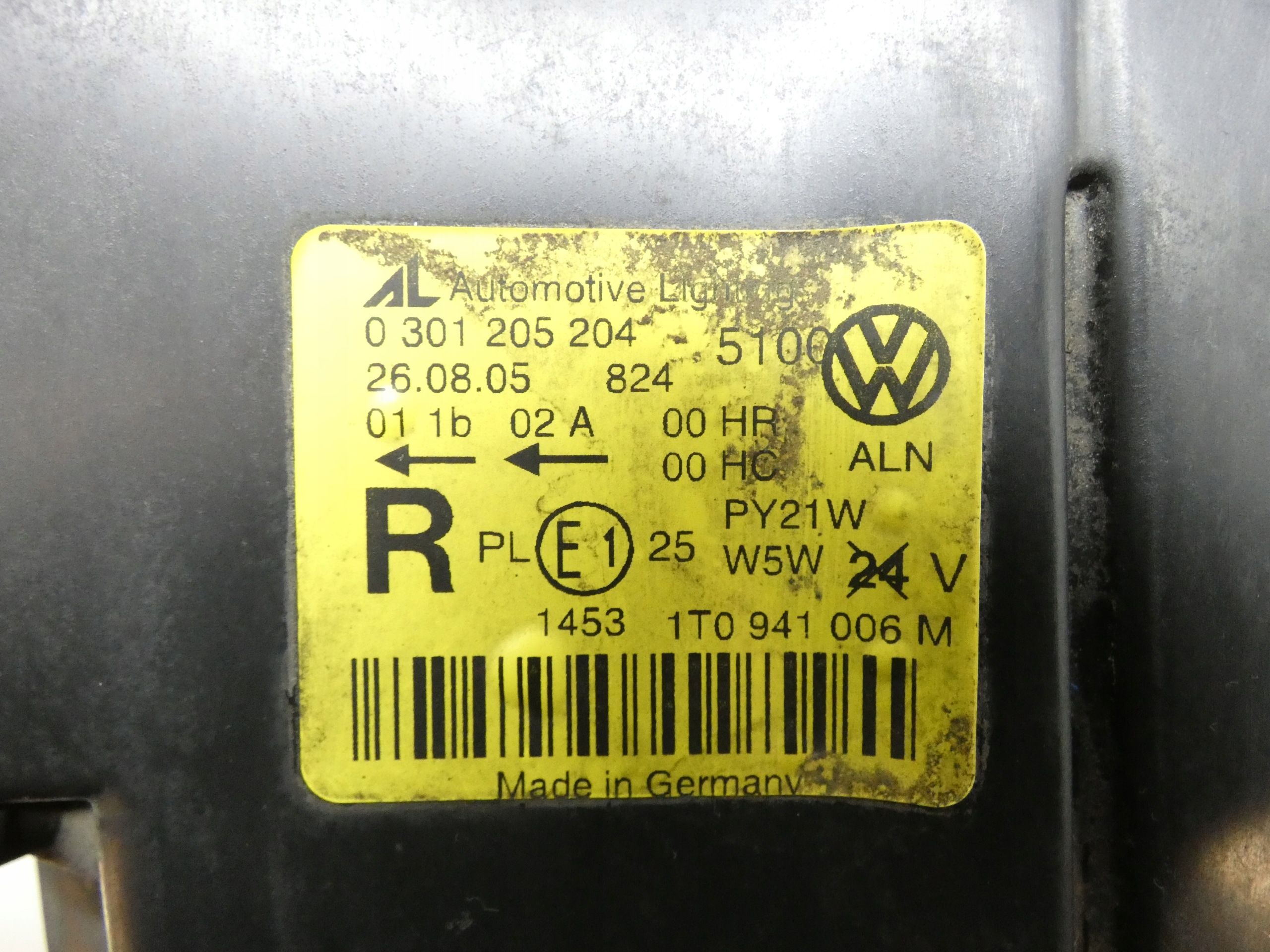 light right front front VW TOURAN and 1T 03-06 1T0941006M original EU