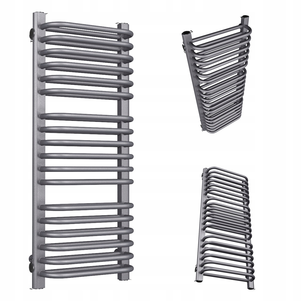 Vertikálny Kúpeľňový Radiátor Double 1580/500 Antracit