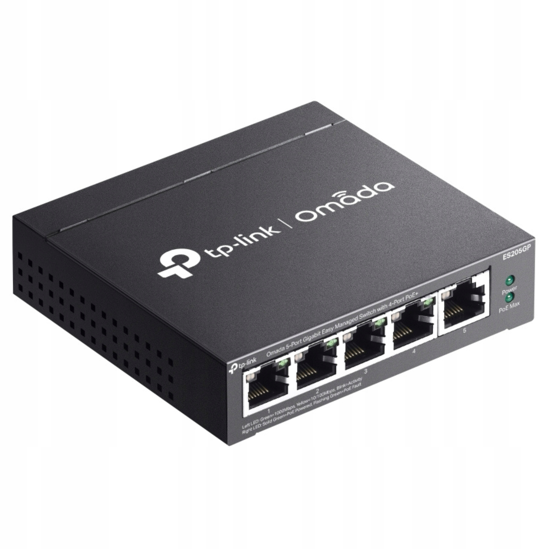Prepínač Poe TL-ES205GP 5-PORTOVÝ Tp-link