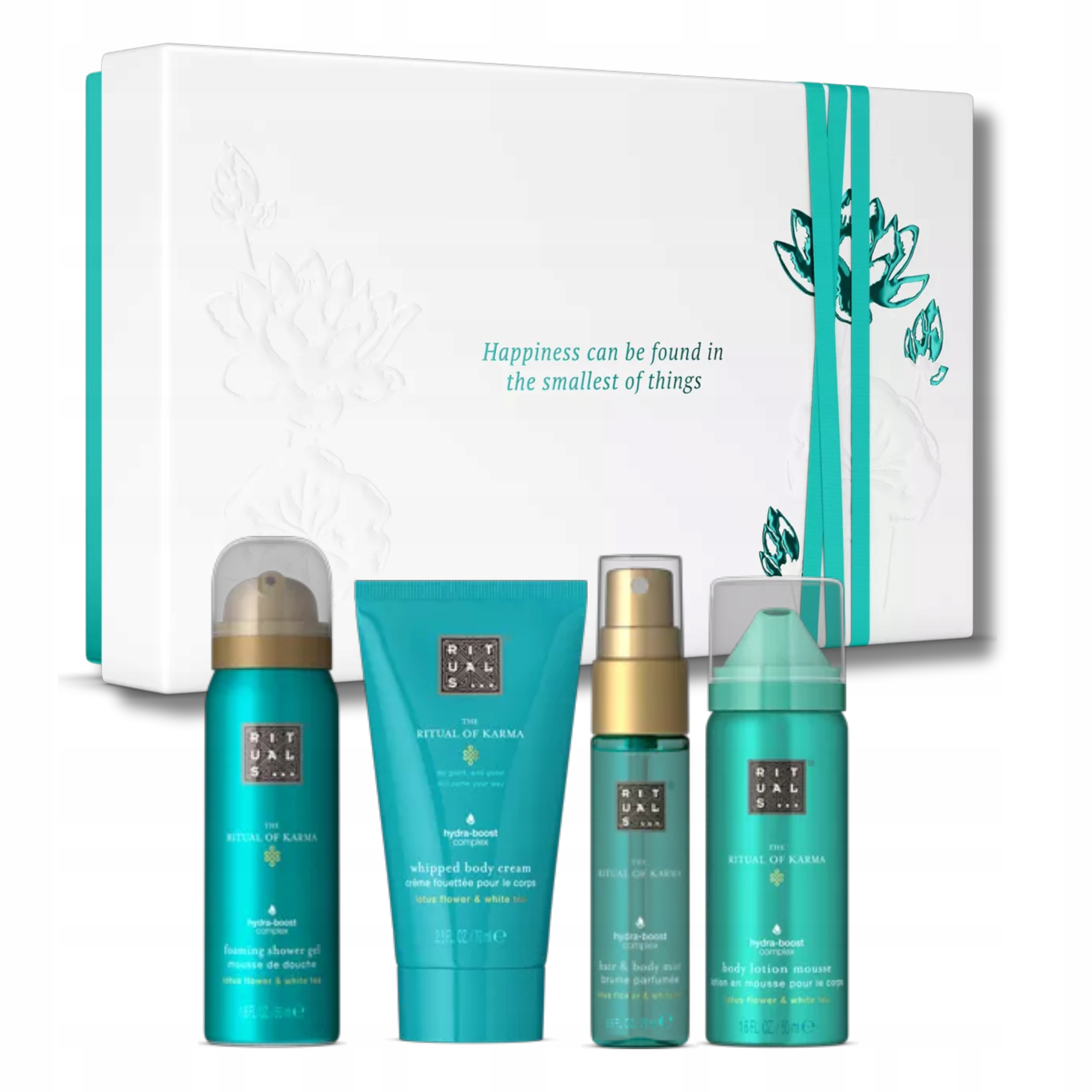 Zestaw Kosmetyków Rituals Karma Pianka Krem Olejek Mgiełka dla niej