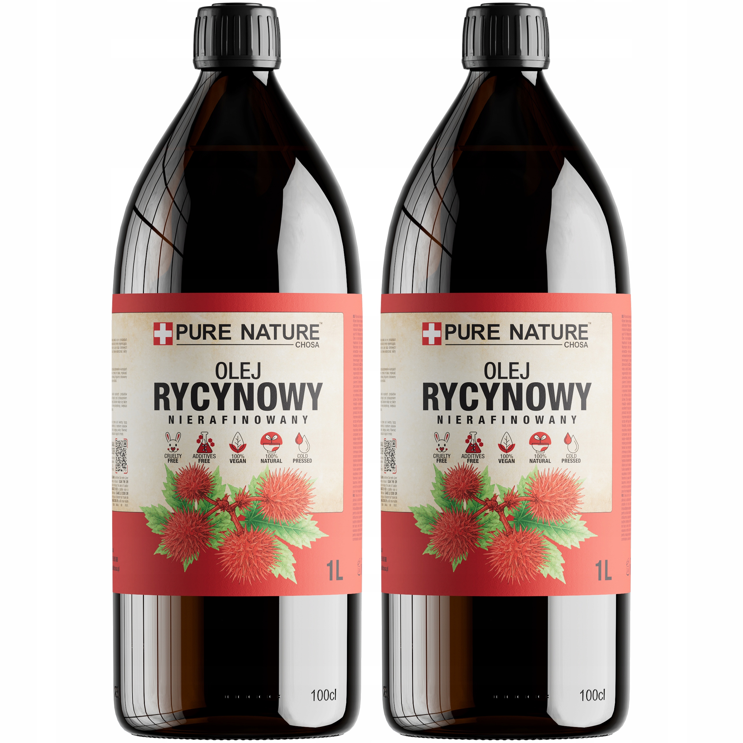 Olej Rycynowy Nierafinowany Tłoczony Na Zimno Naturaln Z Indii