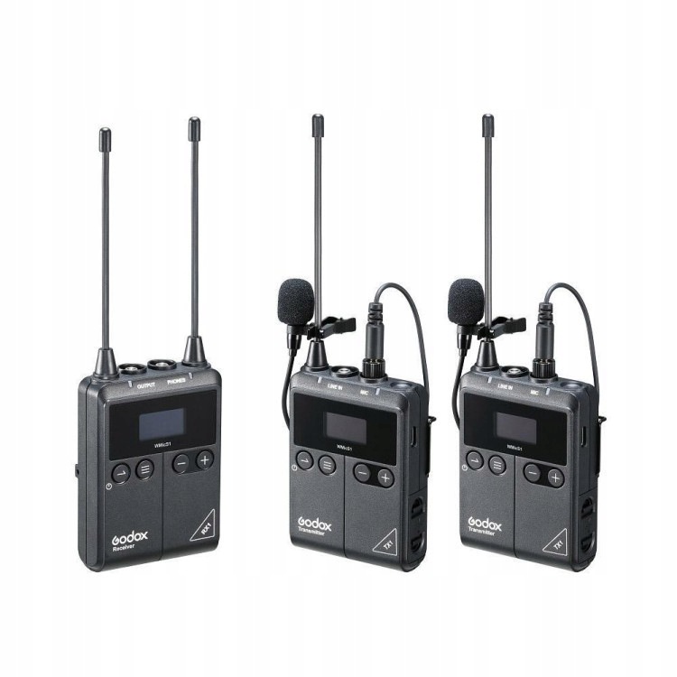 Godox WMicS1 Kit 2 Bezdrátový lavalier mikrofonní systém
