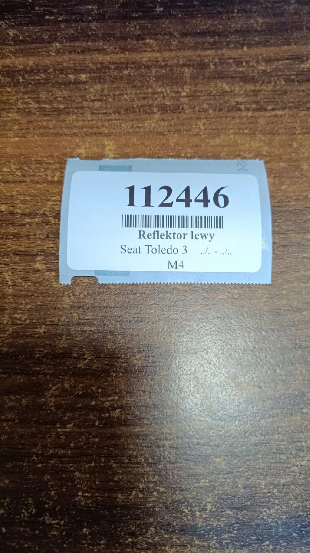 SEAT TOLEDO III light left front
