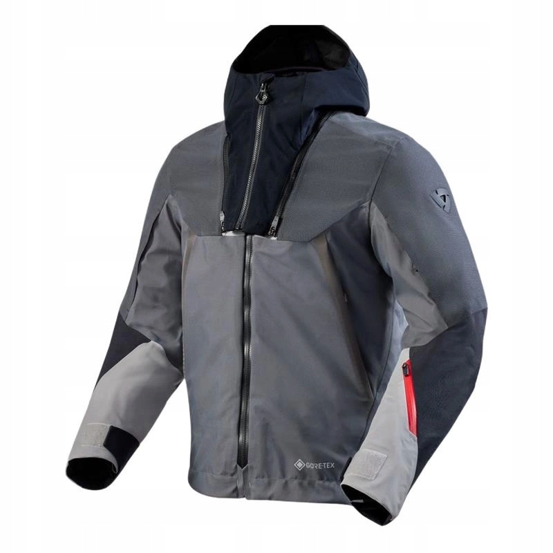 Motocyklová bunda Revit Stratum Gtx Grey/anthracite šedá čierna červená