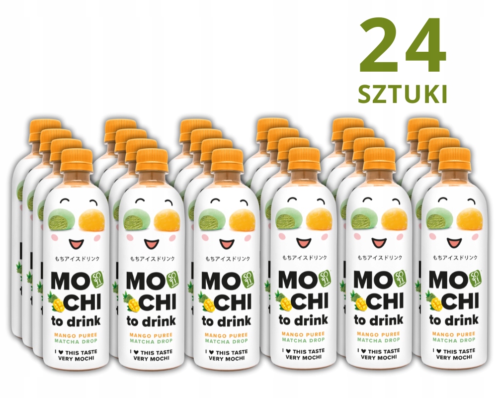Mochi K Pití Mango Pyré Matcha Soti Přírodní 500 ML