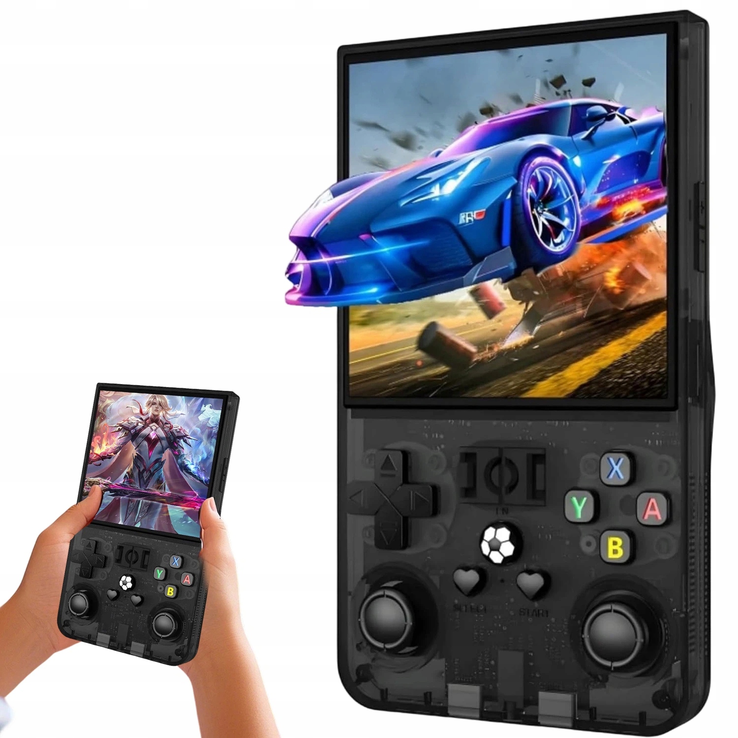 Konsola Do Gier 18000 Gier Wbudowanych Karta 64GB 4 Cal Ekran Ips 720x720