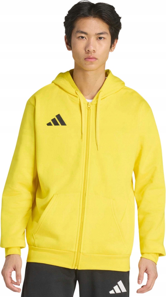 Pánská Mikina Adidas Entrada 26 Full Zip Hoody Žlutá KF8964 velikost XL