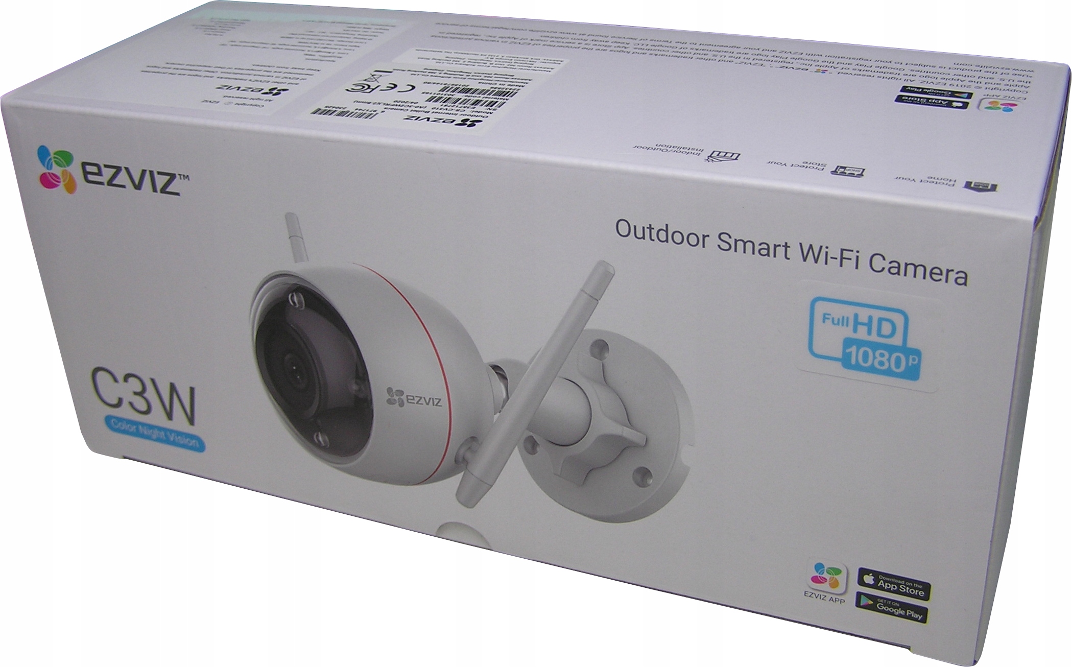 Kamera Ip Ezviz C3W 1080p Noc Kolor Night Vision Cmos Biała