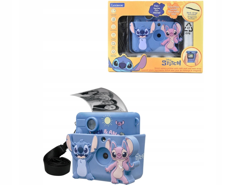 Zabawka aparat natychmiastowy Lexibook Disney Stitch DJ130DZ