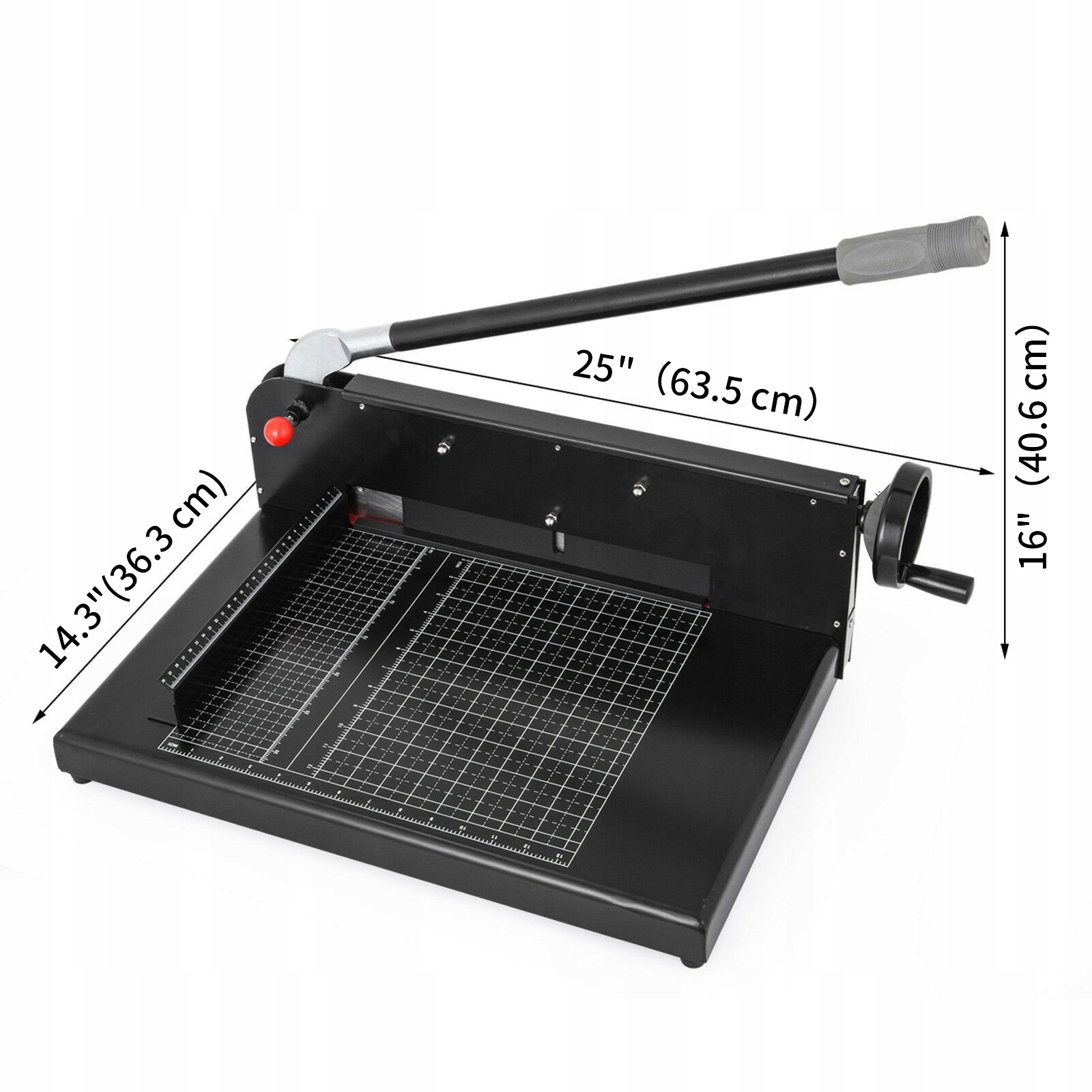 12" Szerokość Ręczny stos Przycinarka do papieru A4 Paper Cutter W / Clamp & Safe Lock Marka Vevor