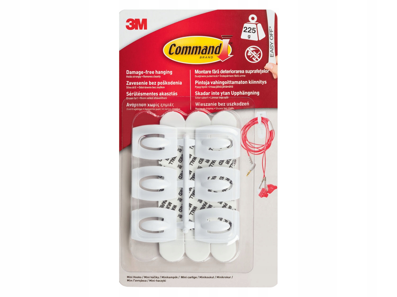 

3M Command Haczyki wieszaki samoprzylepne 6 szt.