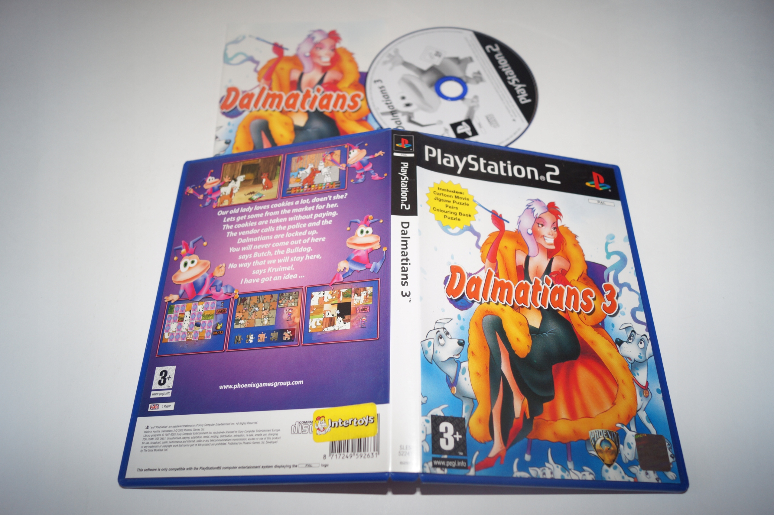 Gra DALMATIANS 3 Sony PlayStation 2 (PS2) Tematyka przygodowe