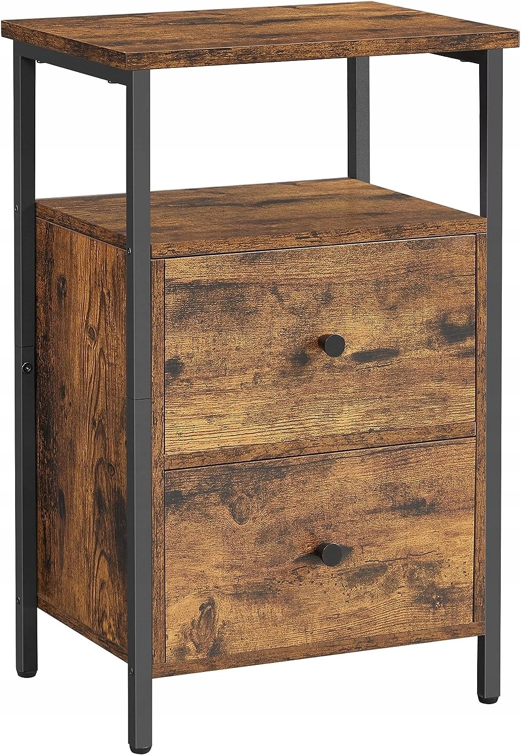 Nočný stolík pomocný, 2 zásuvky Loft