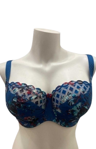 Panache Podprsenka 80FF/36FF Floris 7311 Teal Flora