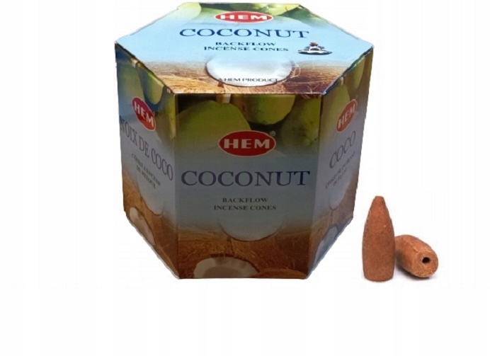 

Kadzidła Backflow Kokos Coconut Hem 40szt