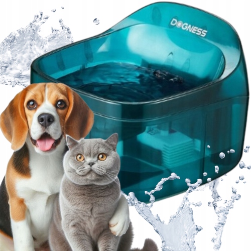 Levně Fontána Napáječka pro kočky psa automatická Led tichá filtr Dogness 2 l