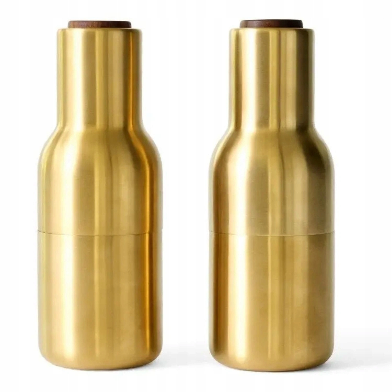 Sada 2 kusov mlynčekov na soľ a korenie Audo Menu Bottle Grinder zlatý