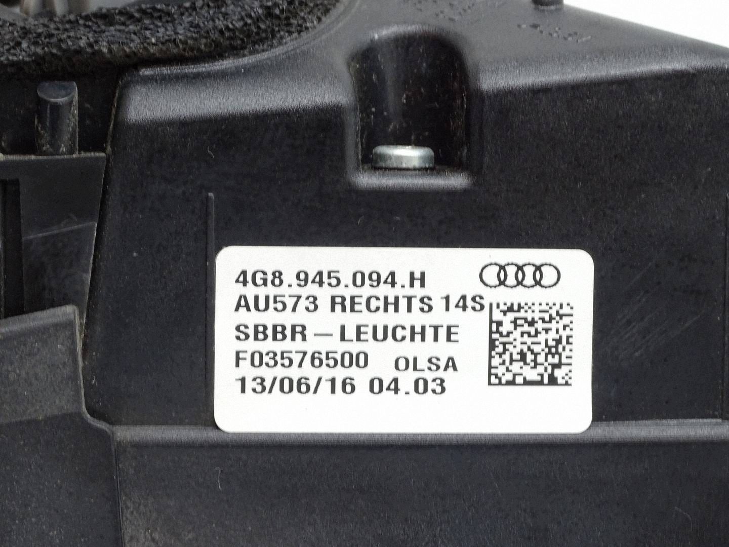 light right rear part right rear MATRIX AUDI A7 S7 RS7 C7 4G LIFT 4G8945094H