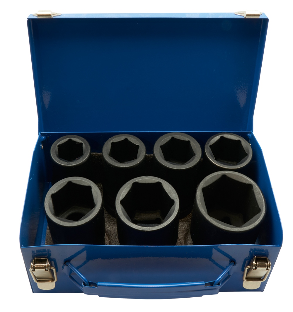 Adler Zestaw Nasadek Udarowych 1'' 24-46mm 7 Sztuk