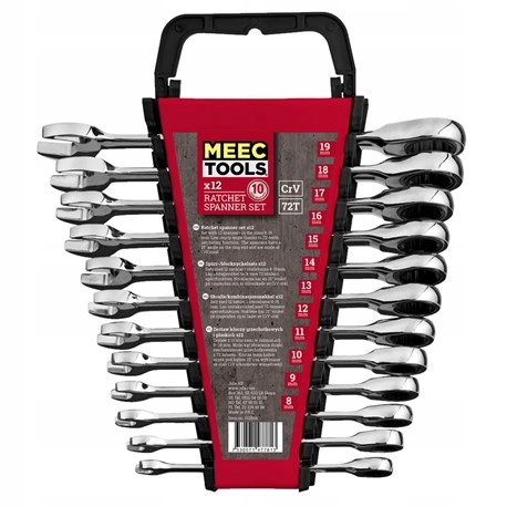 Očkoploché kľúče hrkálka sada 12 ks