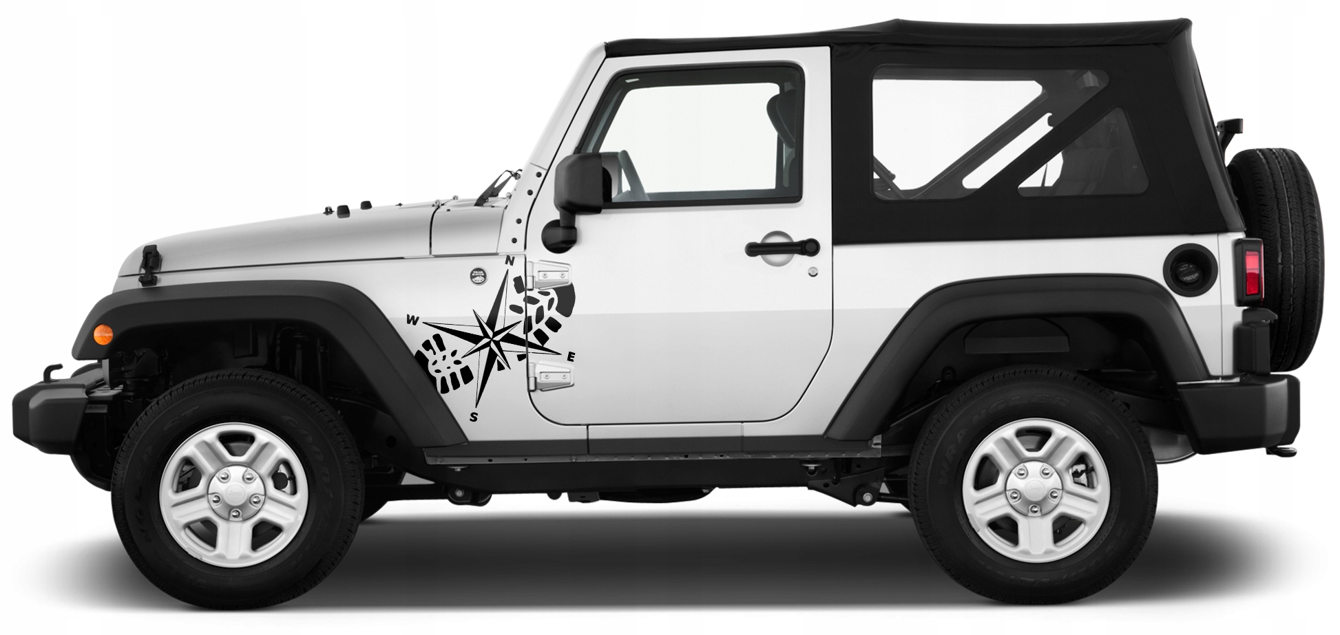 NAKLEJKI na samochód GWIAZDA Odcisk Buta 90x90 951 Producent MGDesign