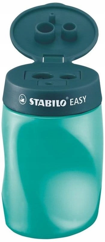 Temperówka podwójna dla leworęcznych Stabilo z pojemnikiem EASY Sharpener P