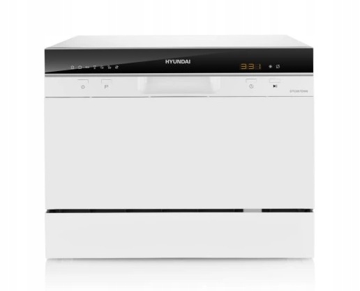 Voľne Stojaca Kompaktná Umývačka Riadu S 6 Programami, 6 Kompletov Hyundai