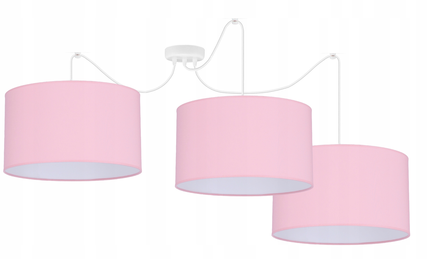 

Lampa Żyrandol Pająk Różowa Sufitowa Wisząca Led