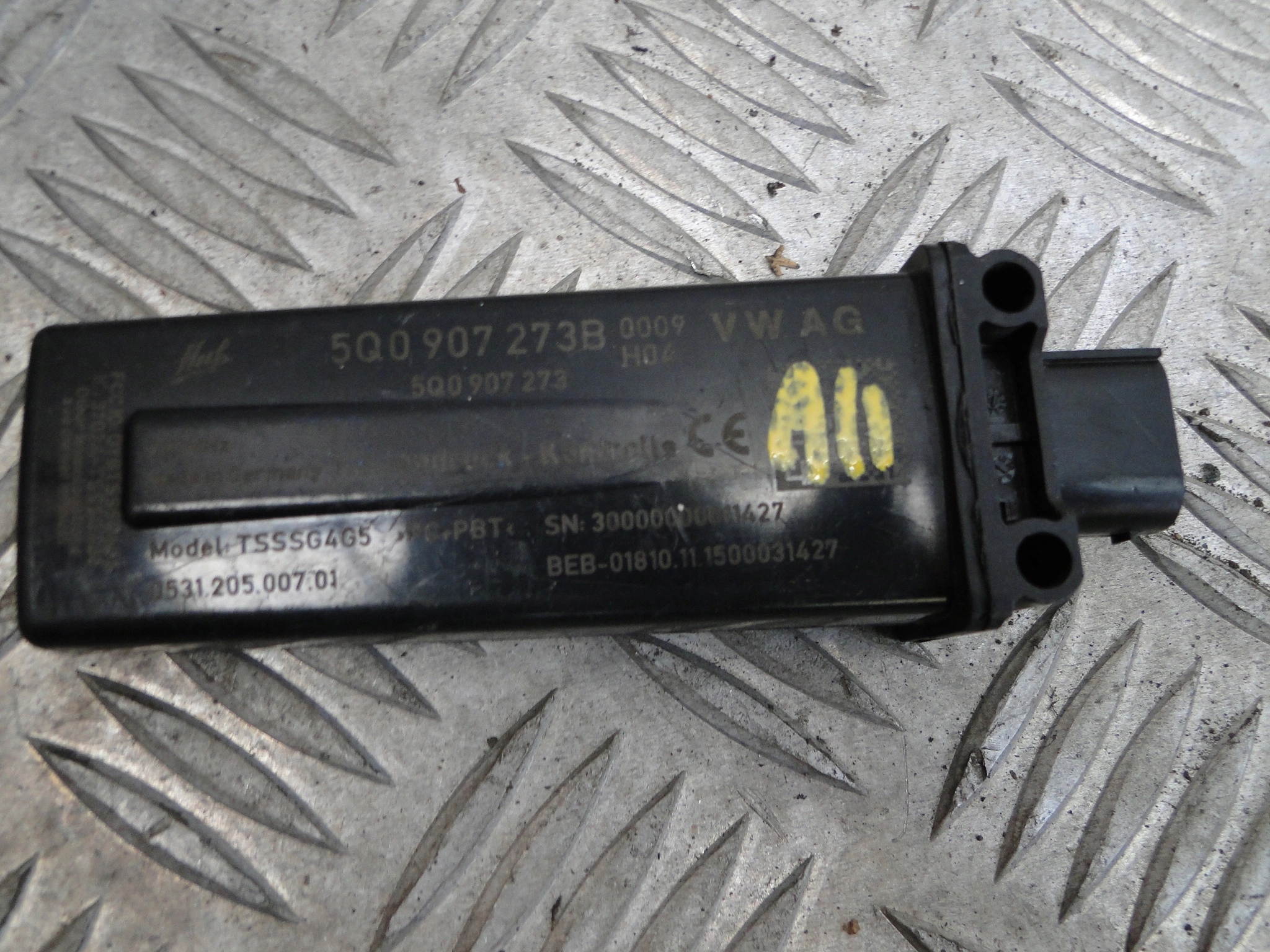 MODUŁ CIŚNIENIA KÓŁ TPMS VW GOLF 7 5G 5G0 5Q0907273B Liczba sztuk 1 szt.