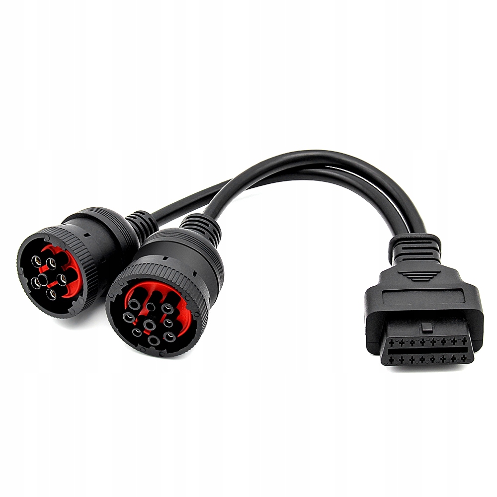 Adapter CUMMINS J1939 9-pin + J1708 6-pin OBD-2