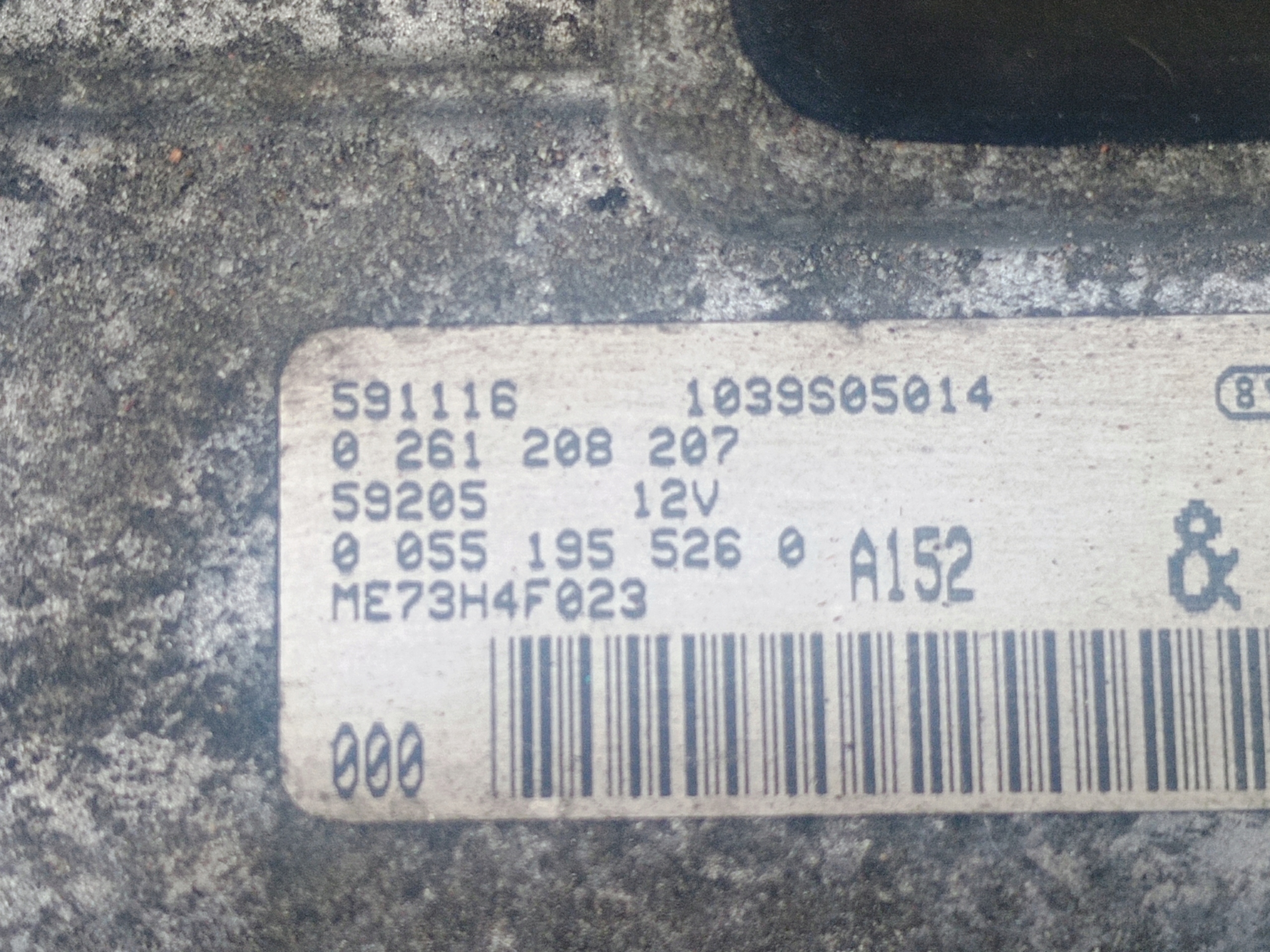 Bedienteil modul FIAT 0261208207