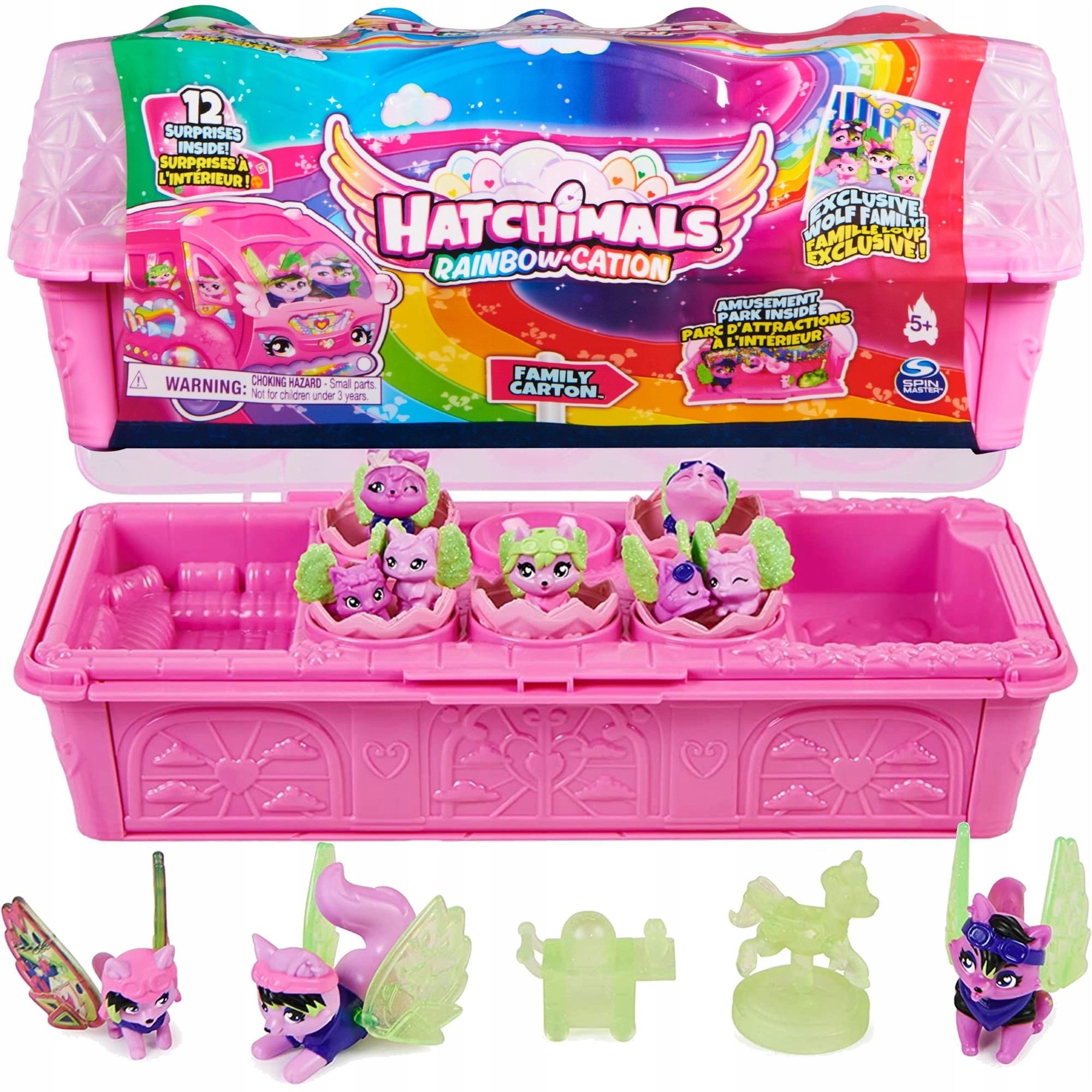 

Hatchimals Zestaw Jajka Figurki Tęczowe Wakacje